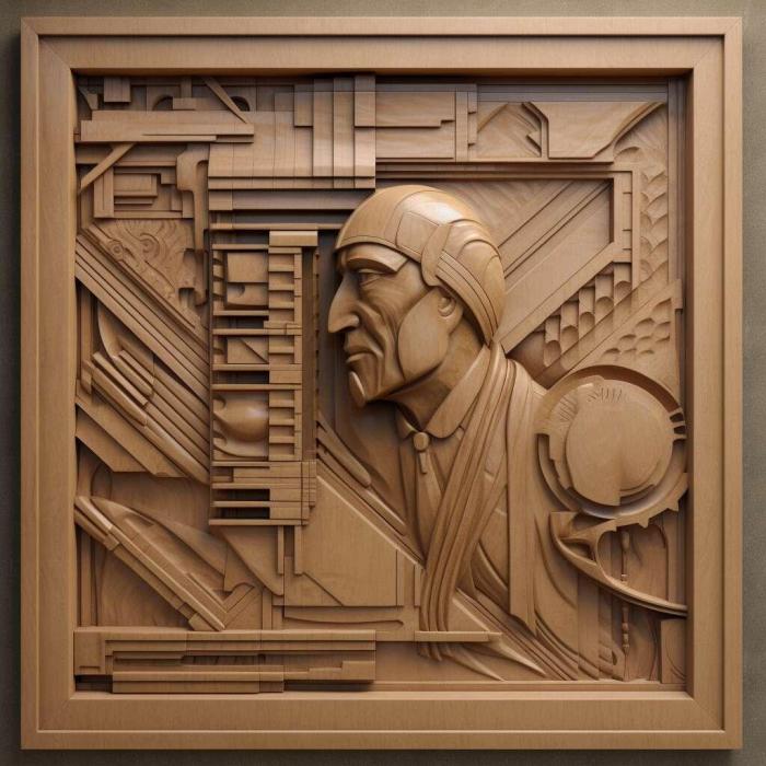 نموذج ثلاثي الأبعاد لآلة CNC 3D Art 